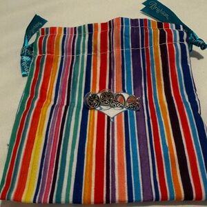 Two pairs of Brighton stud earrings